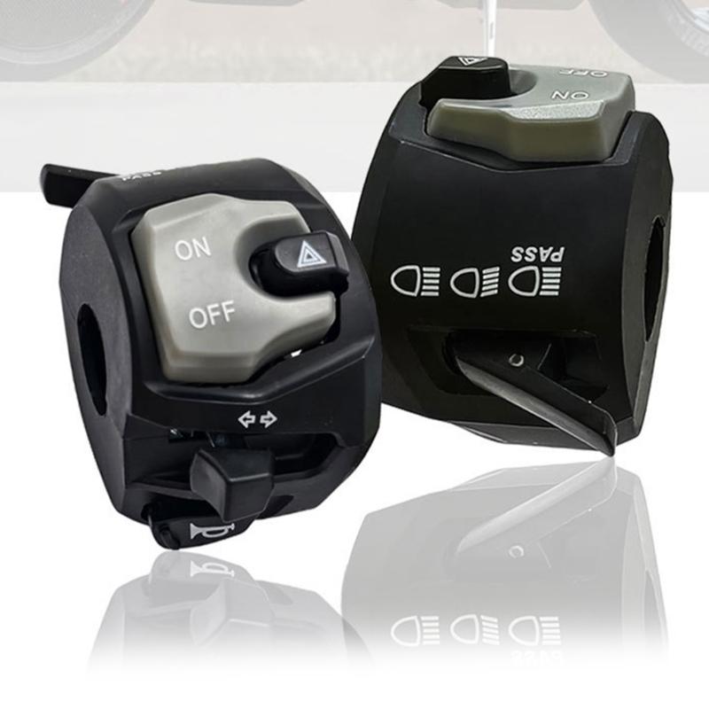 Motorcycle Multifunctional Handlebar Switch Easy to Install Motorcycle Switch Assembly Motorcycle Accessories for Bike 