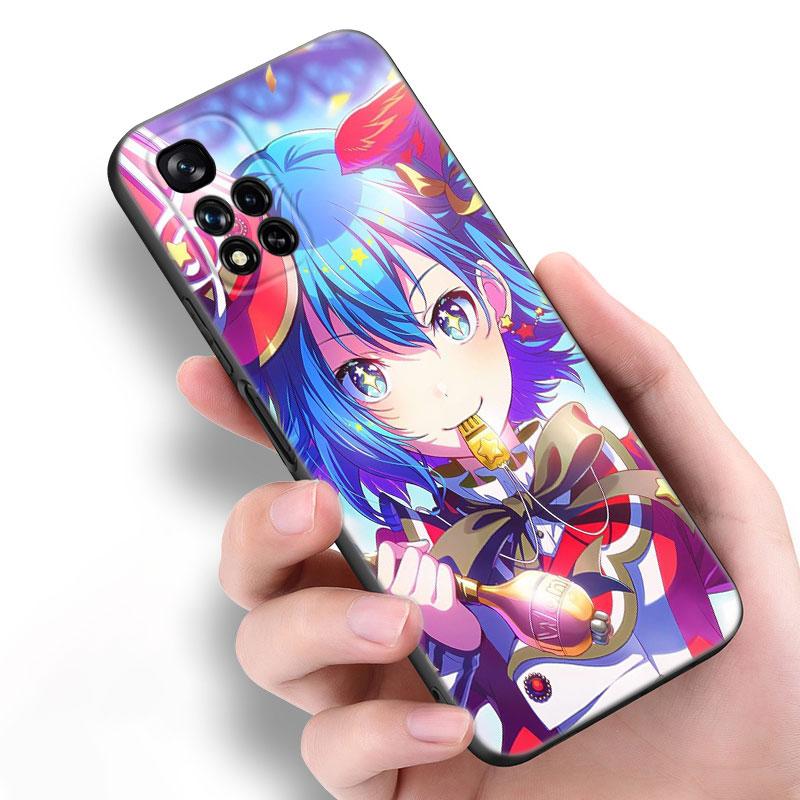 Игровой проект Sekai черный силиконовый чехол для телефона Xiaomi POCO X3 X4 NFC F5 M3 M4 M6 X5 X6 Pro F3 F4 GT 5G C55 C65 M5