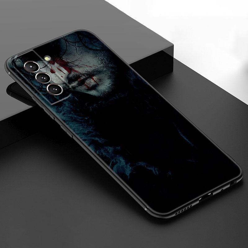 Дракон Мать Престолов Черный силиконовый чехол для телефона Samsung Galaxy S23 S21 S20 FE S24 S22 Ultra S10E S10 S9 S8 Plus