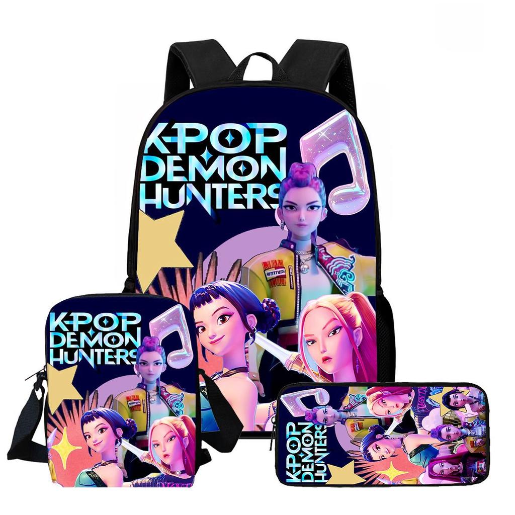 Kpop Witcher Girl Group Trendy Kids Backpack with High-Definition Print, Large Capacity, Lightweight, and Back-Protecting Design 6267