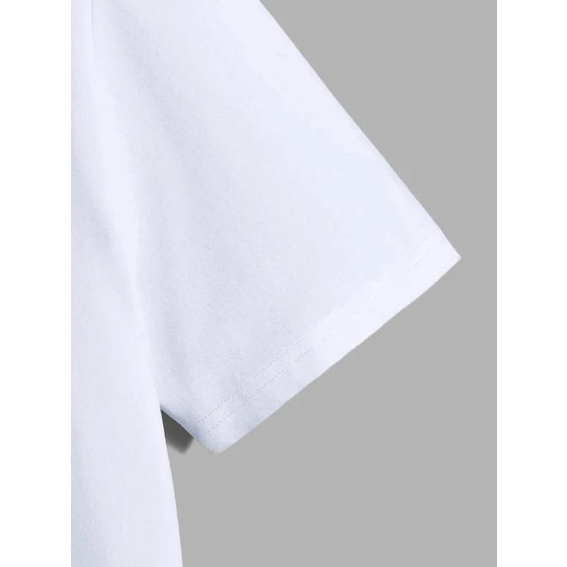 Футболка с принтом «Кошка» для мужчин, повседневная, с круглым вырезом, коротким рукавом, модные летние футболки, топы, обычные футболки больших размеров, футболки для мужчин