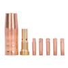 Mig Welding Gun Accessory Flux Core Gasless 0.8mm 0.031in Brass Nozzle Tips Kit Equipment for