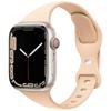 Тонкий силиконовый ремешок для Apple Watch 11 10 46 мм Ultra 3-2 49 мм серии 9-8-7 41 мм 45 мм 44 мм спортивный браслет iWatch 4 6 5 SE 3 ремешок