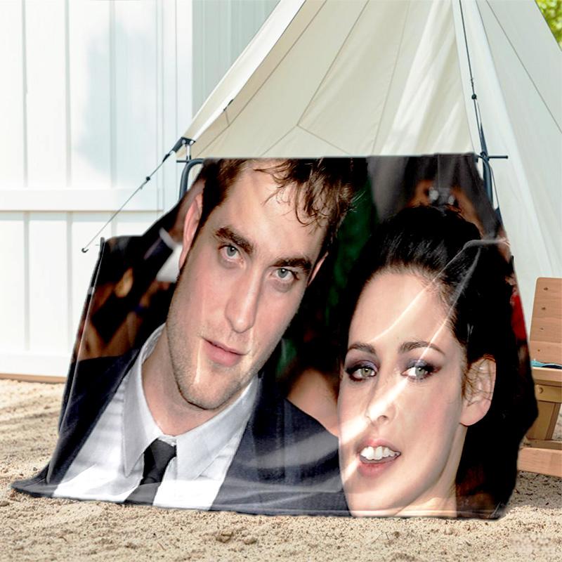 1pc The movie, Twilight pattern blanket, all season lightweight home office outdoor nap multifunctional blanket