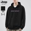 JEEP SPIRIT Men's Casual Trendy Print Hooded Sweatshirt