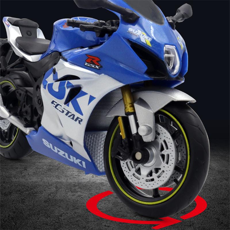 1/12 Suzuki GSX-R1000R литой гоночный мотоцикл модель имитация литой металл уличный спортивный мотоцикл модель коллекция детский подарок