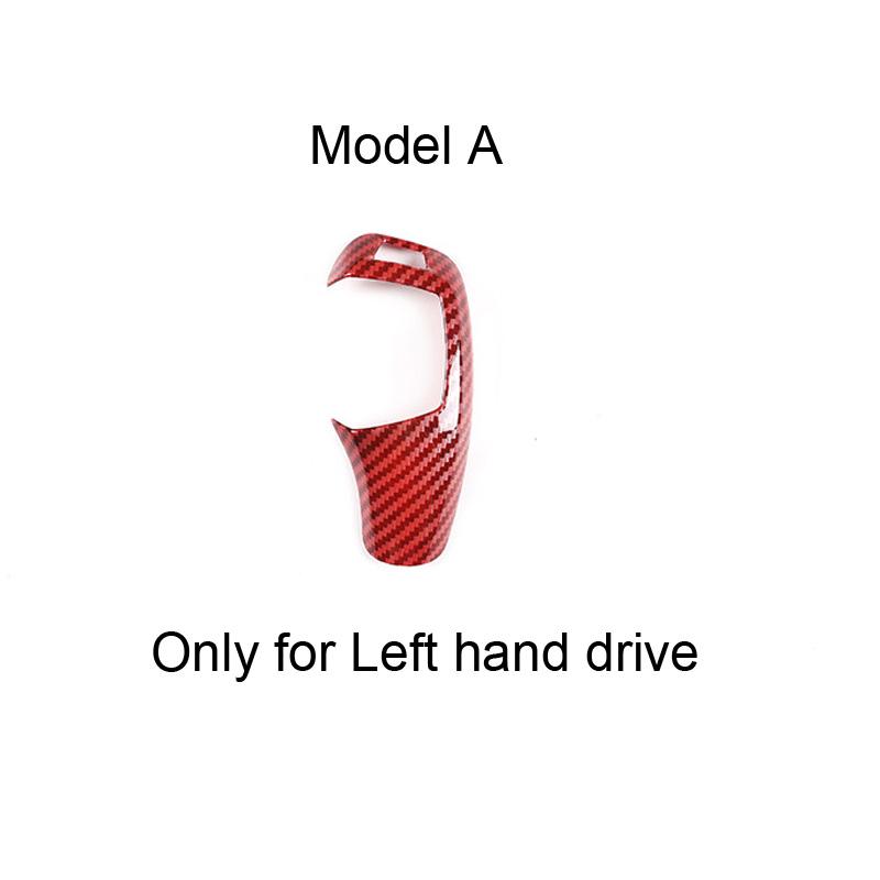 Интерьер автомобиля красное углеродное волокно ABS ручка переключения передач рукав кнопка крышка наклейки для BMW F20 F30 f10 f32 F25 X5 F15 X6 F16
