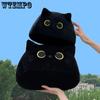 Мягкие игрушки Милая черная подушка в форме кошки для мальчиков и девочек, кошек, кукол, подушка для сна