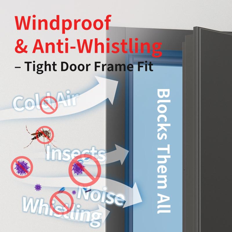 Hot-Selling 6m/Roll Household Door & Window Sealing Strips, Self-Adhesive, Wear-Resistant, Anti-Collision, Soundproof