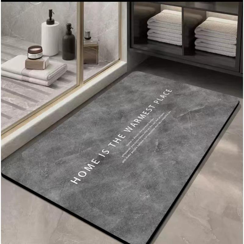 Light Luxury Crystal Velvet Floor Mat Household Non-slip Wear-resistant Tailoring Porch Floor Mat Dirty and Washable Entry Door Foot Mat