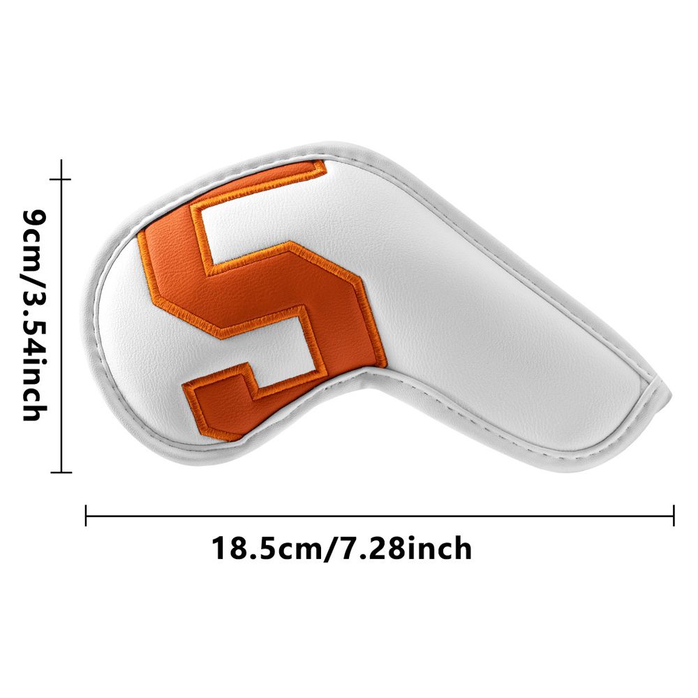 Dustproof Covers 4-9 ASPX Golf Iron Covers Protective Cover Golf Club Head Covers Golf Wedge Cover