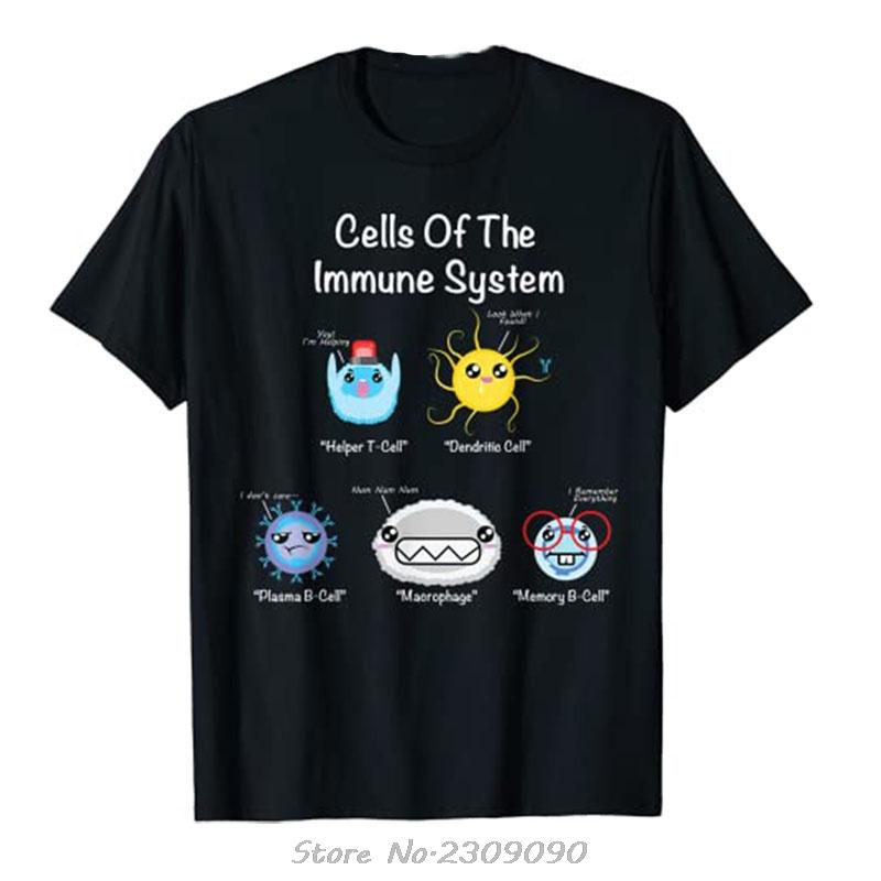 Immune System Cells Biology Cell Science Humor Immunologist T-Shirt Customized Products Humor G