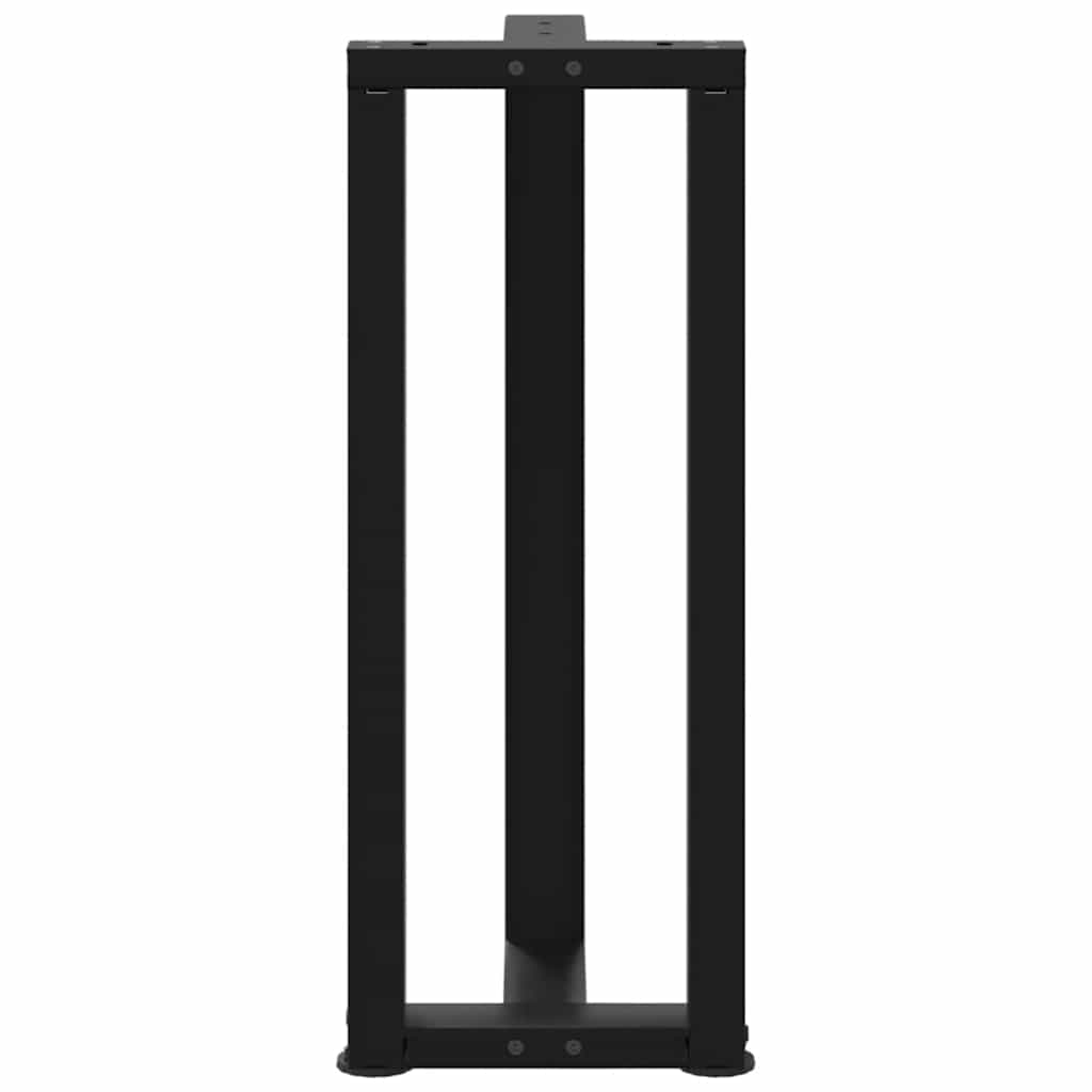 Vidaxl Nogi Do Stołu Konsolowego, 2 Pcs., Czarne, 25X28X(72-73) Cm