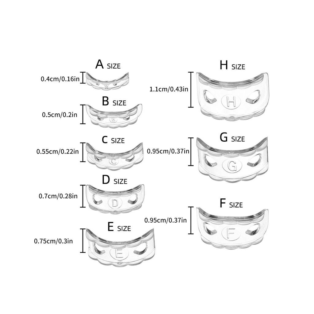 Набор из 8 силиконовых регуляторов размера колец, подходит для свободных колец, удобный размер, ювелирные аксессуары для колец