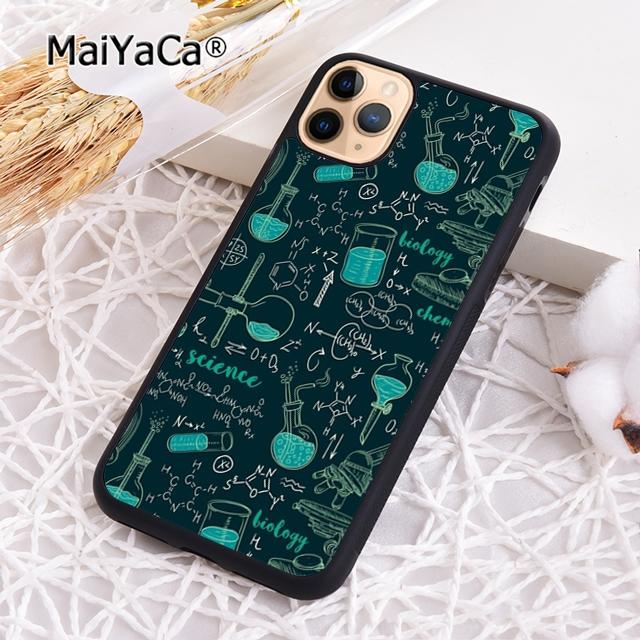 Vintage Seamless Chemistry Laboratory Phone Case For iPhone 17 Air 16 pro max 15 14 plus 12 13 Cover coque