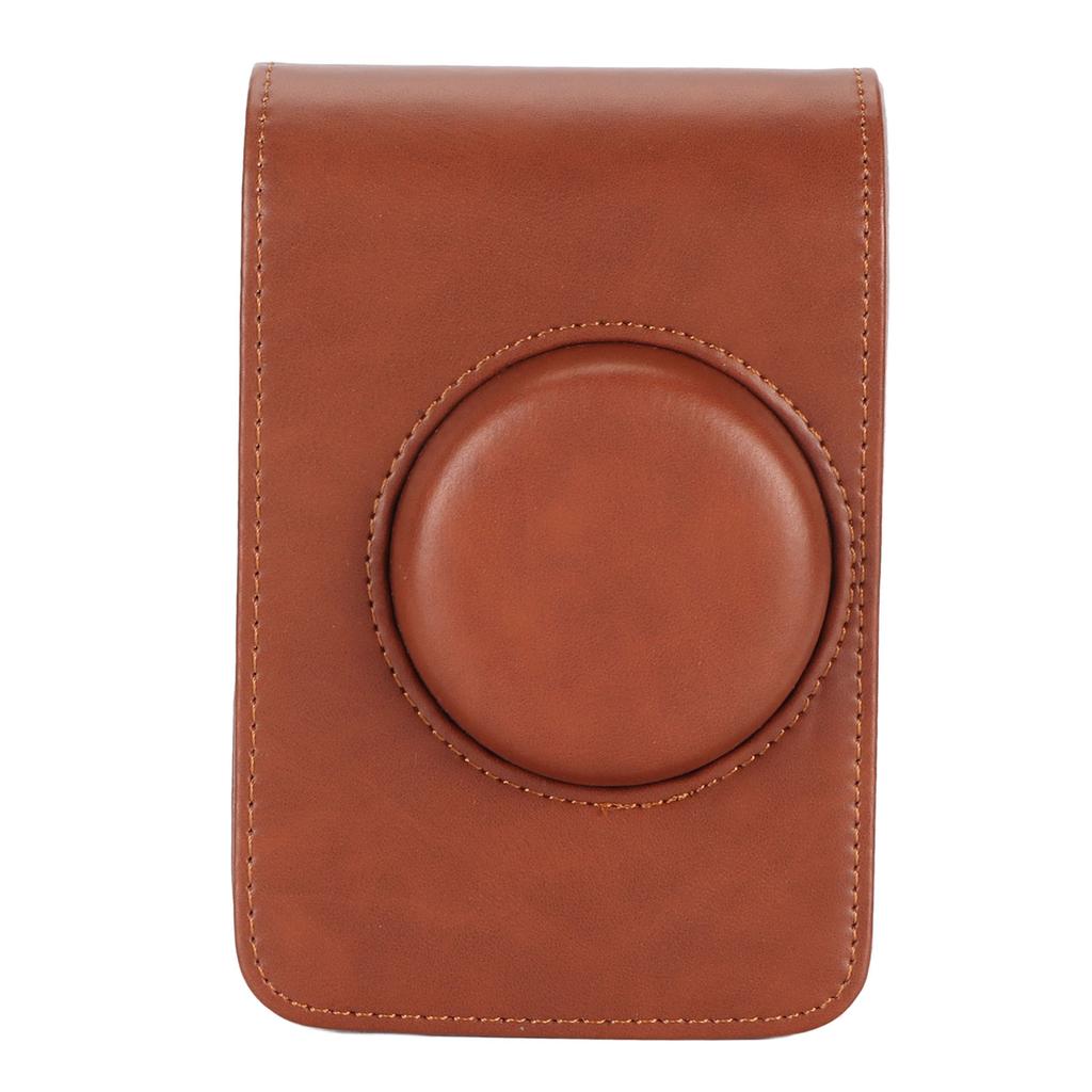 Винтажный водонепроницаемый мягкий чехол из ПУ кожи для камеры с отстегивающимся ремешком для Instax