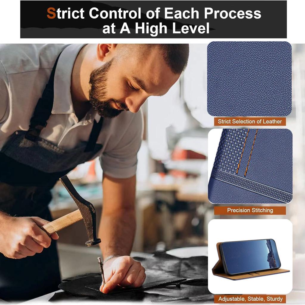 Чехол для Oppo Reno13 F 5G, кожаный чехол-подставка с L-образным сетчатым узором и слотами для карт