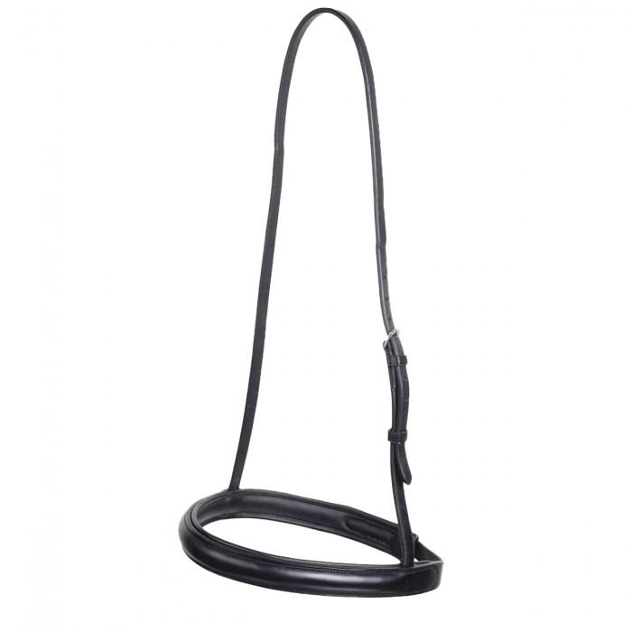 Collegiate Mono Crown Padded Raised Leather Cavesson Bridle
