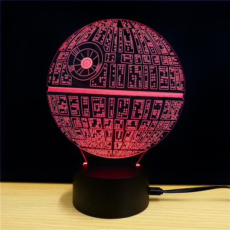 Star Wars Mini 3d Night Lamp For Kids Room And Collectors