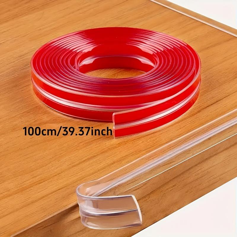100см-500см Защитная кромка для мебели Бытовая противоударная полоса Прозрачная L-образная противоударная полоса Защита углов и кромок