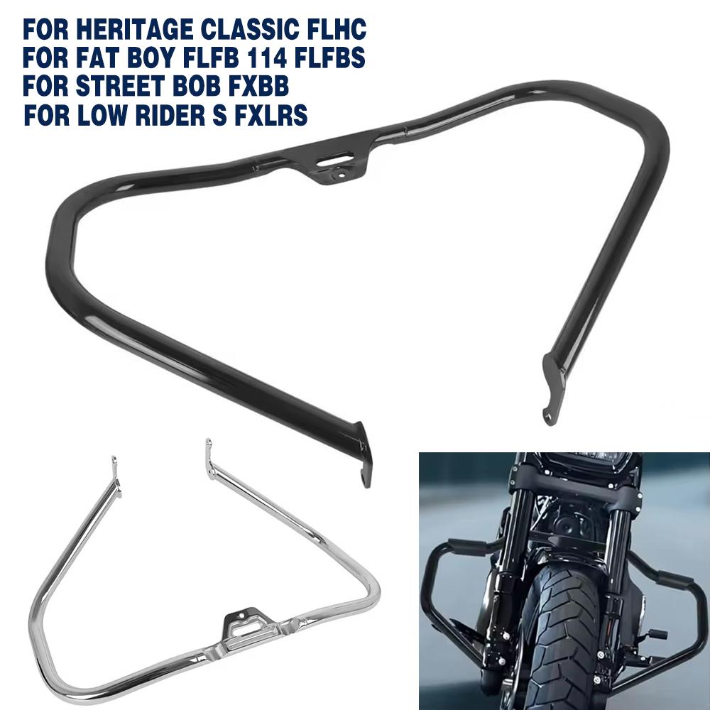 Для Harley Street Fat Bob FXBB Heritage Classic Deluxe FLDE FLSB Low Rider FXLR FXLRS Защита двигателя Дуги безопасности Бампер Клетка для трюков