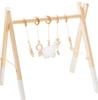 Okawari Home Wooden Baby Gym with Stroller Bed Hanging Play Educational Toy Perfect for Baby Shower Newborn Birthday Gifts Toys, Gym, Set, Children's