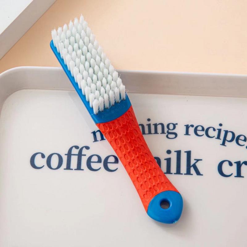 Versatile Shoe Cleaning Brush with Soft Bristles and Press-Type Liquid Dispenser - Gentle on Shoes
