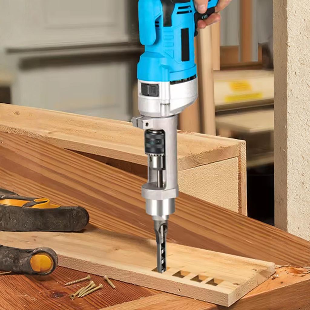 Деревообработка Держатель отверстий Насадка Фиксирующий инструмент Сверление квадратных отверстий Шипорезный станок Долбление Сверление квадратных отверстий