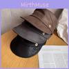 Solid English Color Style Equine Hat Suede Autumn Winter Sun Fashion Protection