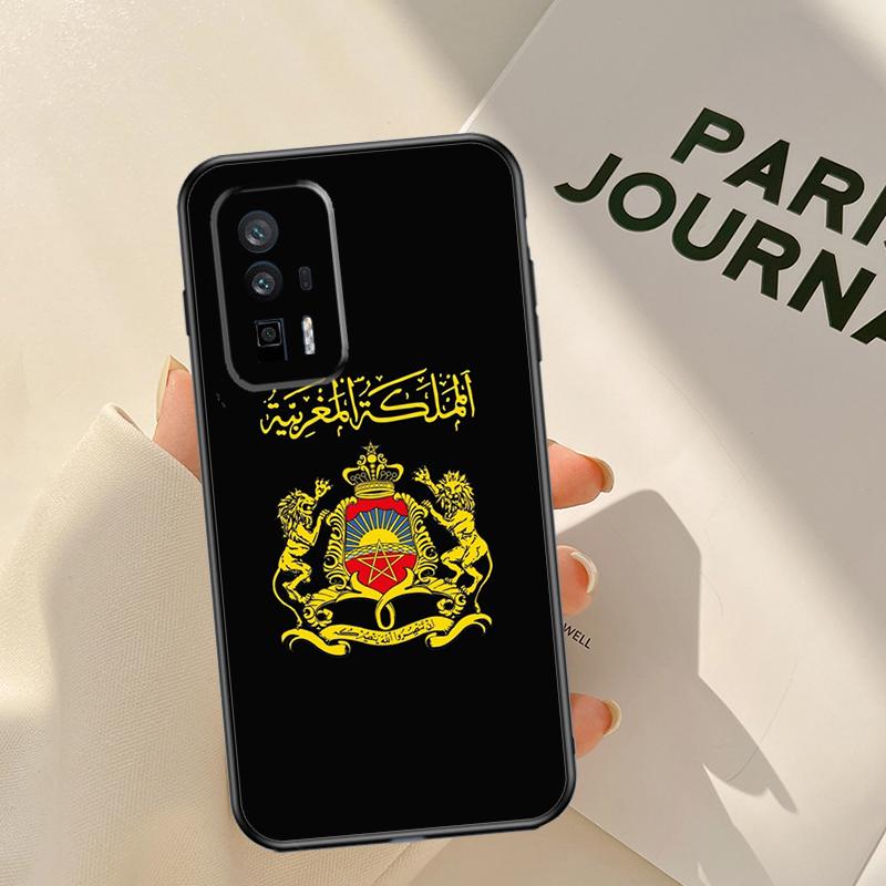 Morocco Flag Passport Case For Xiaomi 15T 14T 13T Pro 14 15 Ultra 17 Pro Max POCO F8 F7 F5 F6 X3 X5 X6 X7 Pro Coque