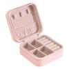 Jewelry Organizer Display Travel Jewelry Case Boxes Pu Leather Earring Necklace Ring Portable Holder Zipper Small Box