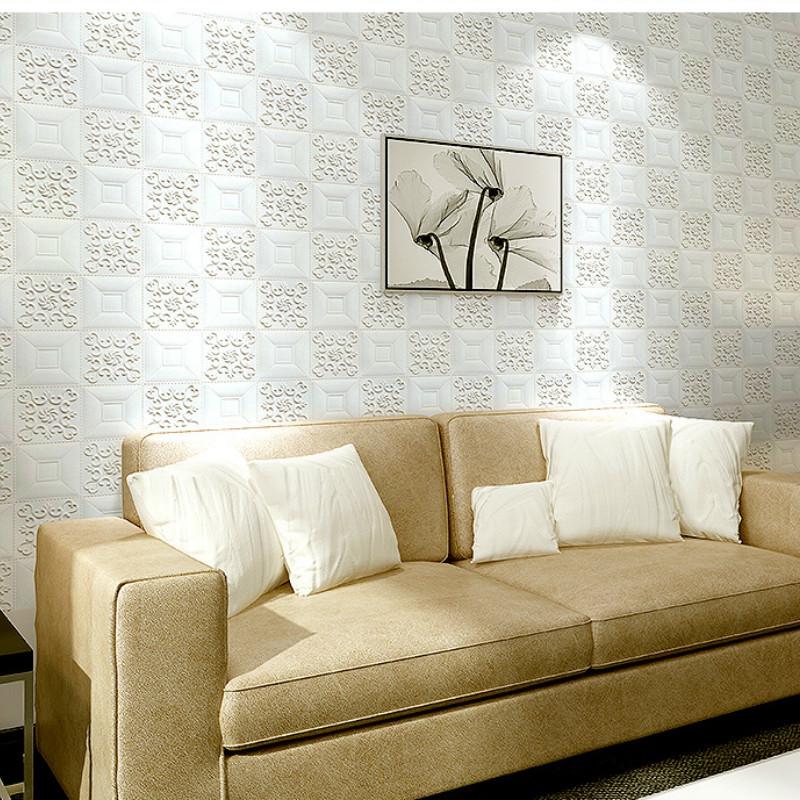 7 цветов 3D стерео наклейки на стену самоклеящиеся на потолок спальня ТВ фон декоративные наклейки