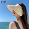 8493 Summer Topless Hat Outdoor Sports Sun Protection Hat Children's Big Brim Cycling Sun Hat Easiest for Match Fashion Sun Hat