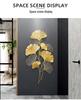 Nordic Ginkgo Leaf Wall Hanging for Living Room or Bedroom Decor