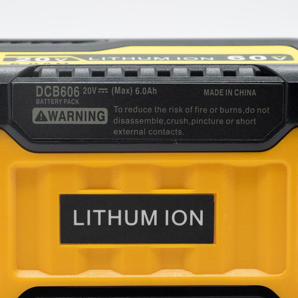 Совместимая батарея 6.0A для инструментов DeWalt 20V-60V