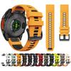 Ремешок Fenix8 для Garmin Fenix 8 47мм 51мм E 7 7X/Epix Pro/6 6X 5X Plus/Enduro 3 QuickFit 26мм 22мм Силиконовый ремешок Браслет