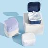 Portable Denture Retainer Soaking Case Multi-Purpose Mouthguards Braces Storage Box Nail Drill Tool Organizer