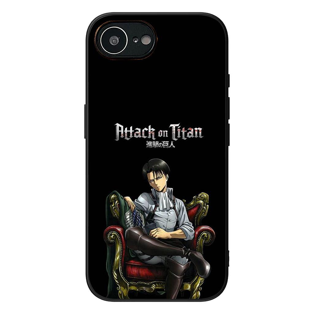 for Samsung Galaxy A36 A17 A26 A07 A35 A54 A53 A13 A33 A34 S8 S9 S20 S21 FE S10 Plus Case levi Attacks Jaeger on Titan Eren
