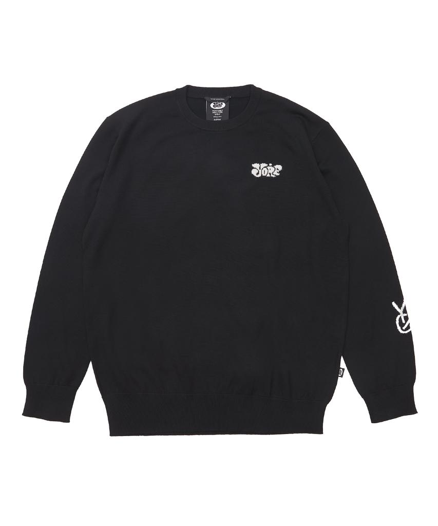 YORF Yorf Knit Crewneck B Rabbit Black