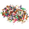 Set of 100 1:150 Scale Painted Figures, 8-11mm, for Model Trains, Dioramas, Architectural Models, and Trains.
