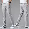 Spring Summer Ultra-thin Men's Stretch Slim Straight Casual Pants Breathable Golf Sports Trousers