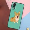Чехол-обложка с корги и бабл-ти для Xiaomi Redmi Note 13 Pro 14 12 11 9 10 9S 10S 11S 12S Redmi 14C 10C 12C 13C