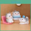 Adorable Resin Cat Figurines For Diy Miniature Gardens Cute Desk Decor