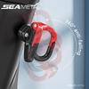 SEAMETAL Мотоциклетный крючок-держатель для шлема, ручной сумки, двойной крючок, вешалки для багажа и хозяйственных сумок, из алюминиевого сплава, мотоциклетные аксессуары