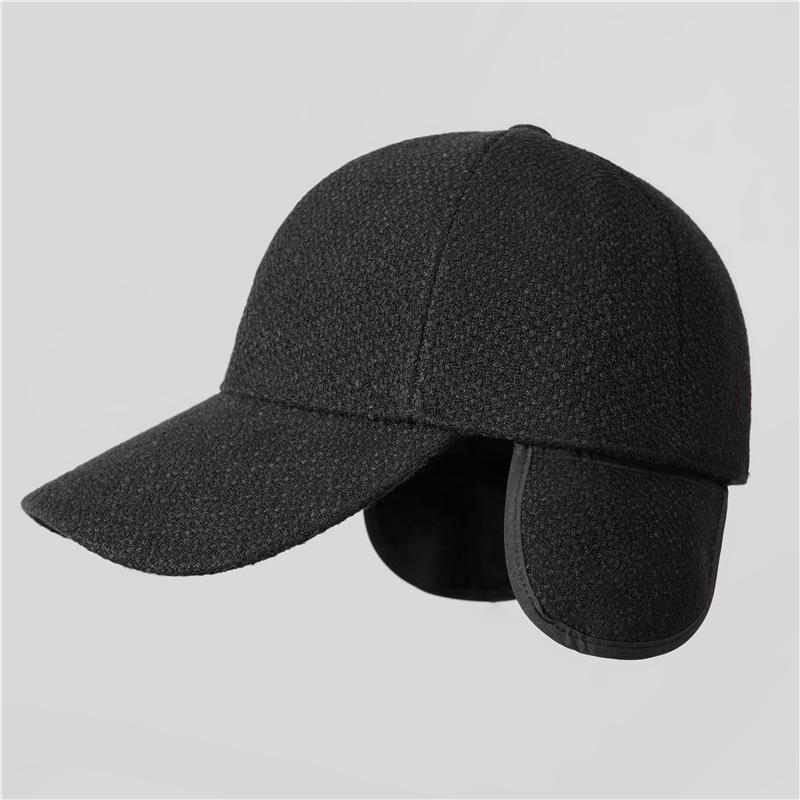 Men'S Winter In The Elderly Cap Dad Hat Versatile Grandpa Old Man Ear Protection Warm Thickened Baseball Cap