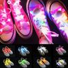 Led Shoe Laces Flash Light Up Colours Glow Flashing Cotton Shoelaces Party Cool