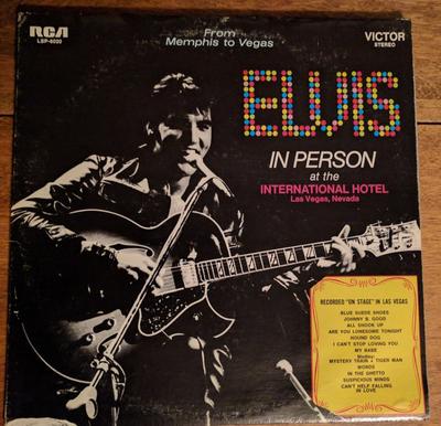 Виниловая пластинка ELVIS PRESLEY - Elvis In Person At The Internationa LSP6020 RCA VICTOR 1977 США Рок Б/у