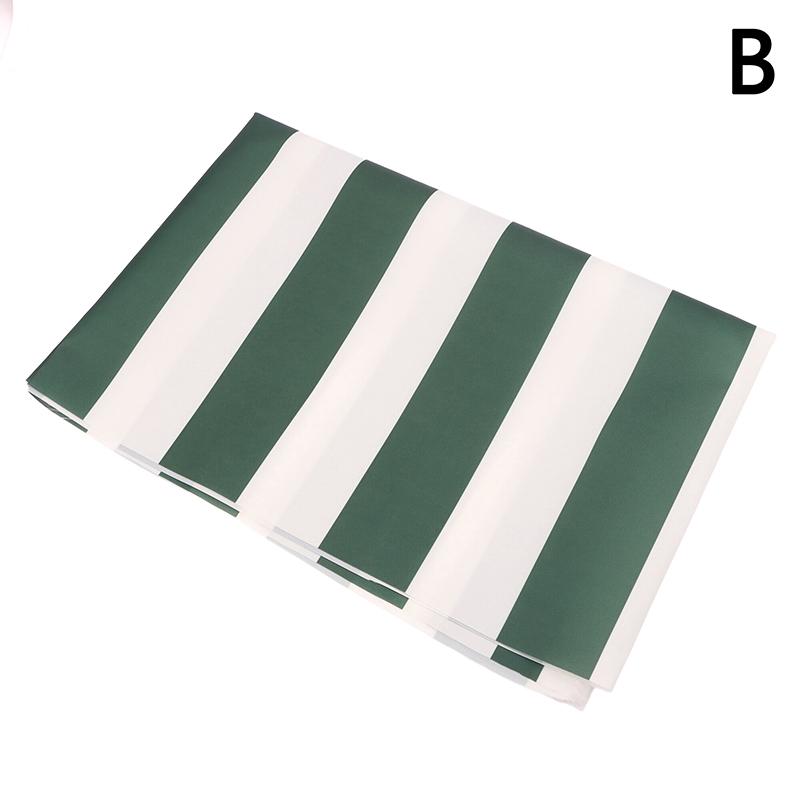 420D Striped Print Oxford Fabric Waterproof Fabric Canopy Tent Umbrella Cloth Pu Coated 50X150Cm Sunshade