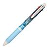 Шариковая ручка Mitsubishi Pencil 4 цвета Jet Stream 0.7 Светло-голубая Легко пишет SXE450007.8
