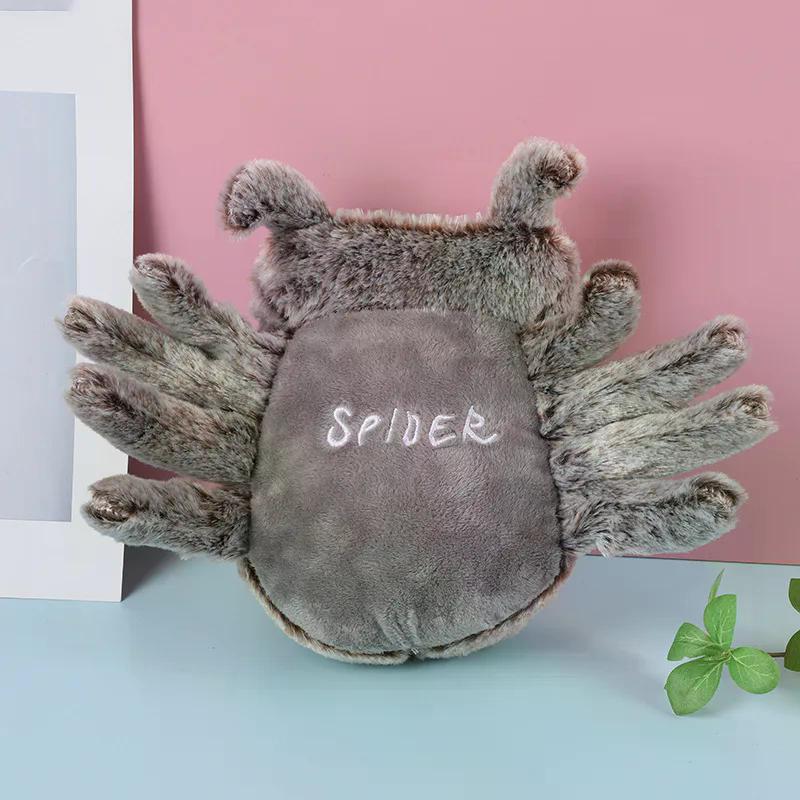 Black And White Spider Plush Toy Small Spider Doll Simulation Spider Plush Animal Toy Children Perfect Gift Spider Enthusiasts